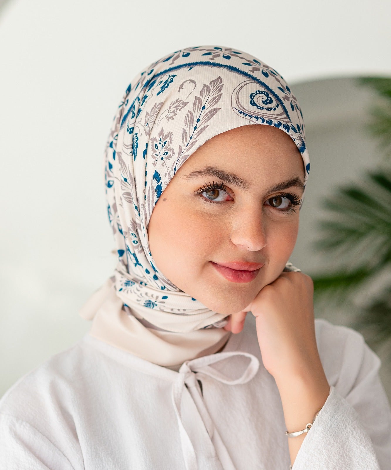 وشاح سالي - قطن وساتان