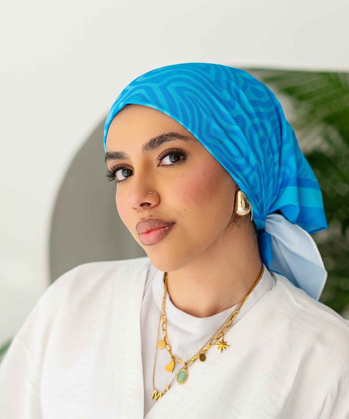 وشاح سالي - قطن وساتان