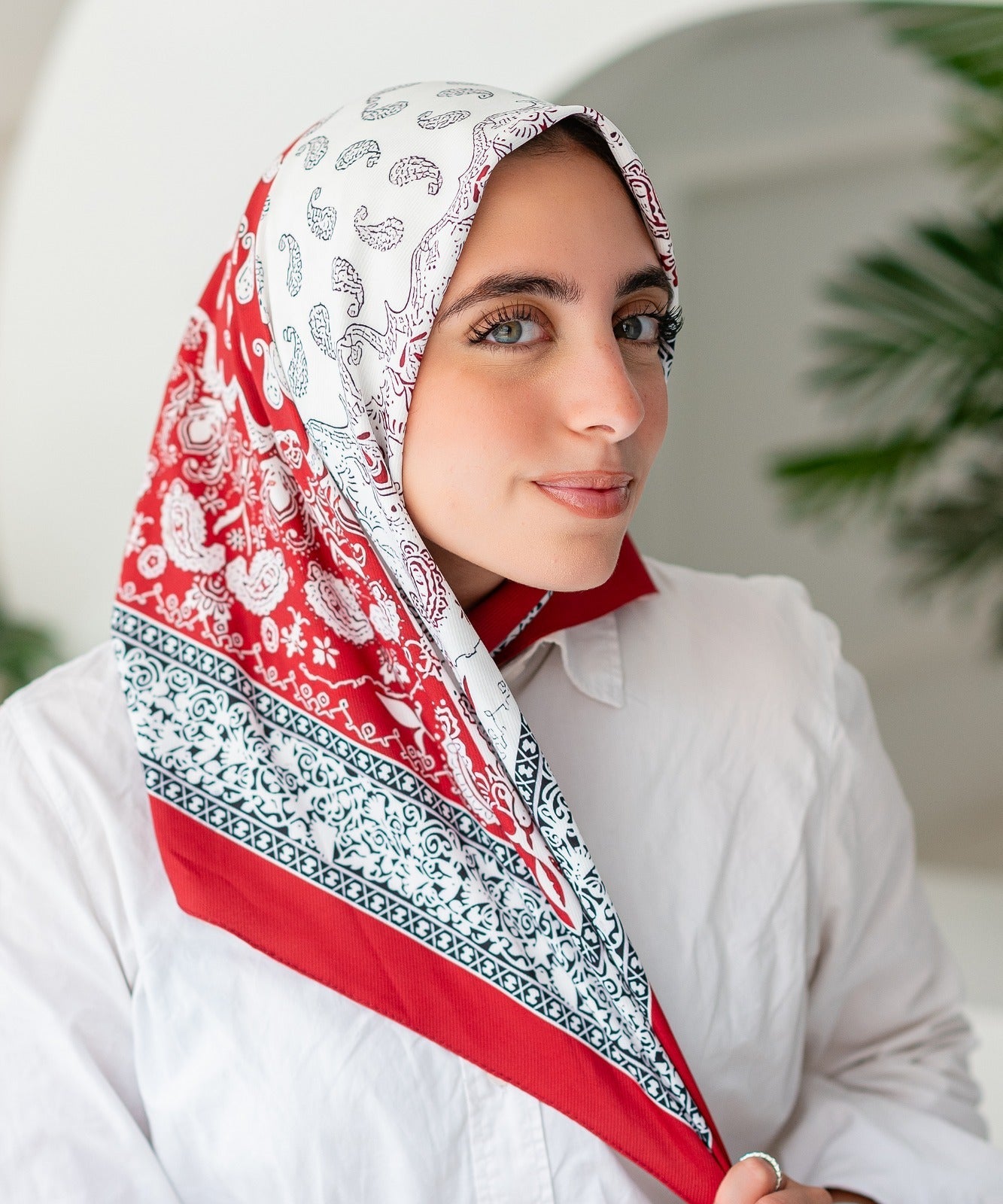 وشاح سالي - قطن وساتان