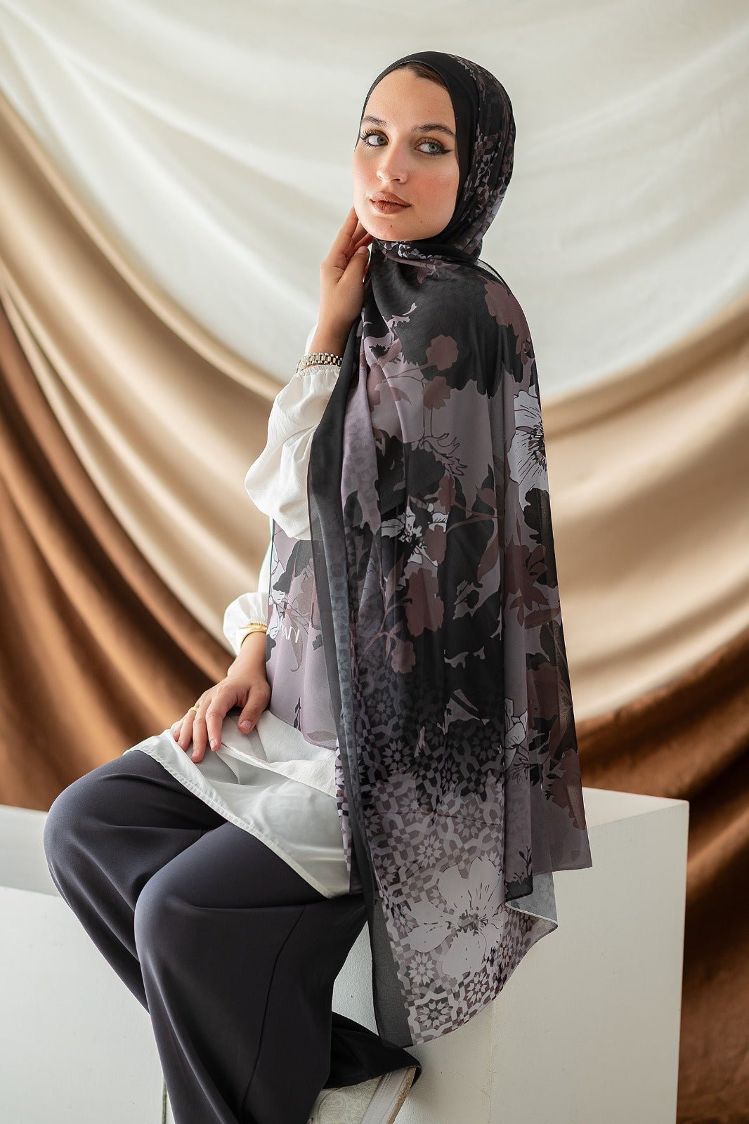 Sharihan Scarf - Crepe Digital