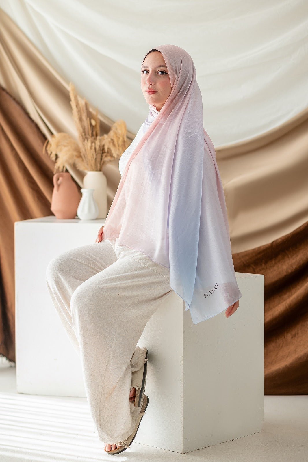 Ola Scarf - Organza Degrade