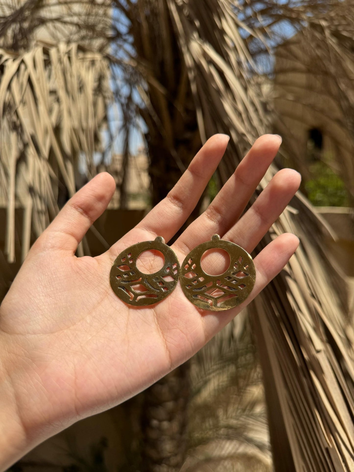 Wafa Earings - Copper