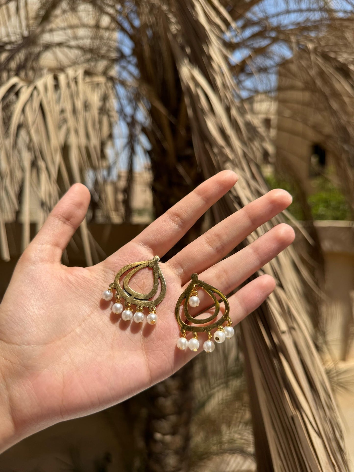 Maya Earings - Copper