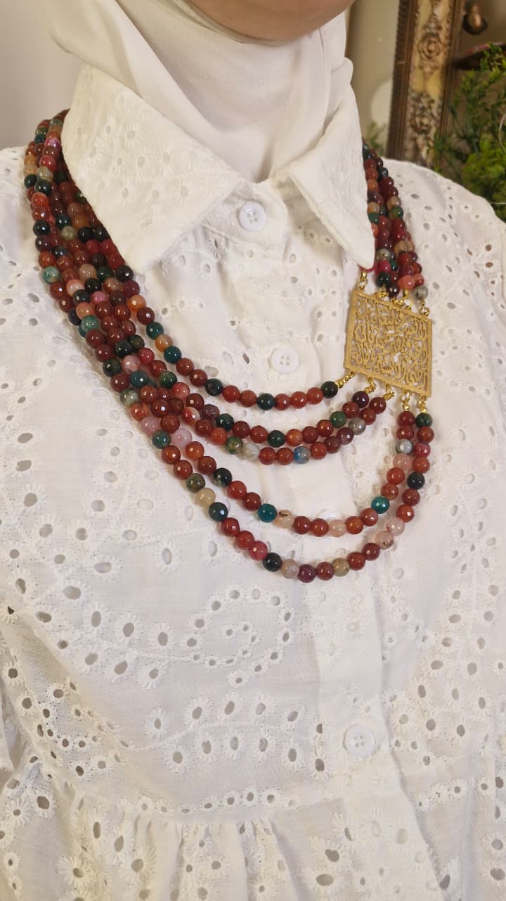 Elegant Necklace - Agate Stone