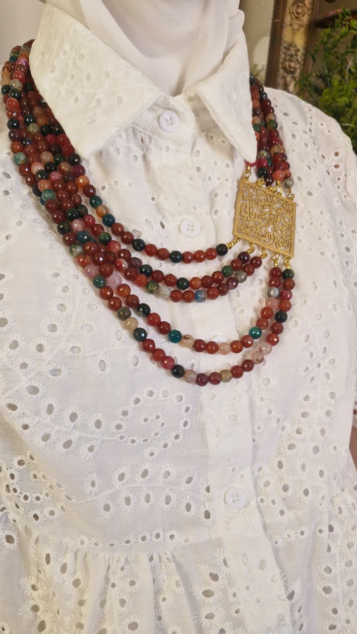 Elegant Necklace - Agate Stone