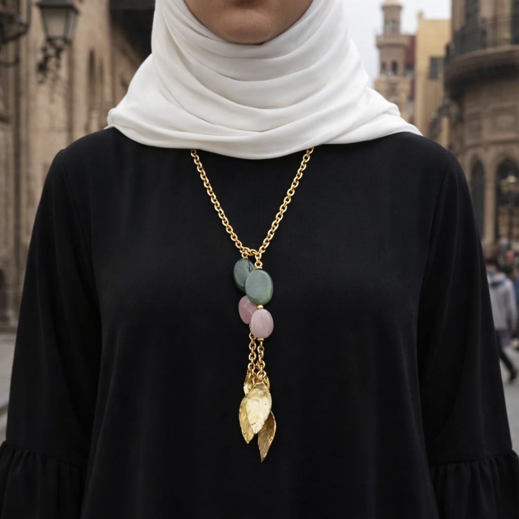 Flora Necklace - Silver & Gold Plated