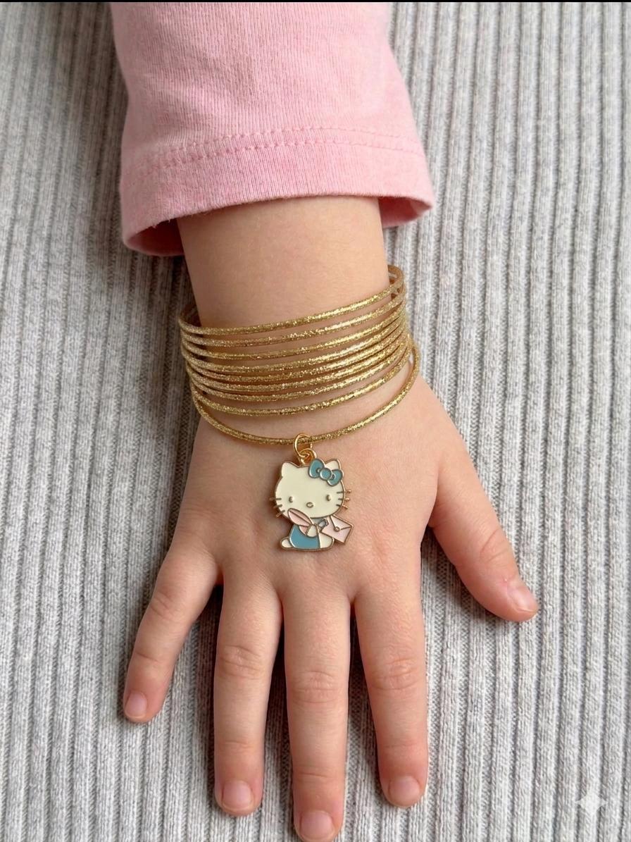 مجموعة قلب للأطفال - ذهب صيني