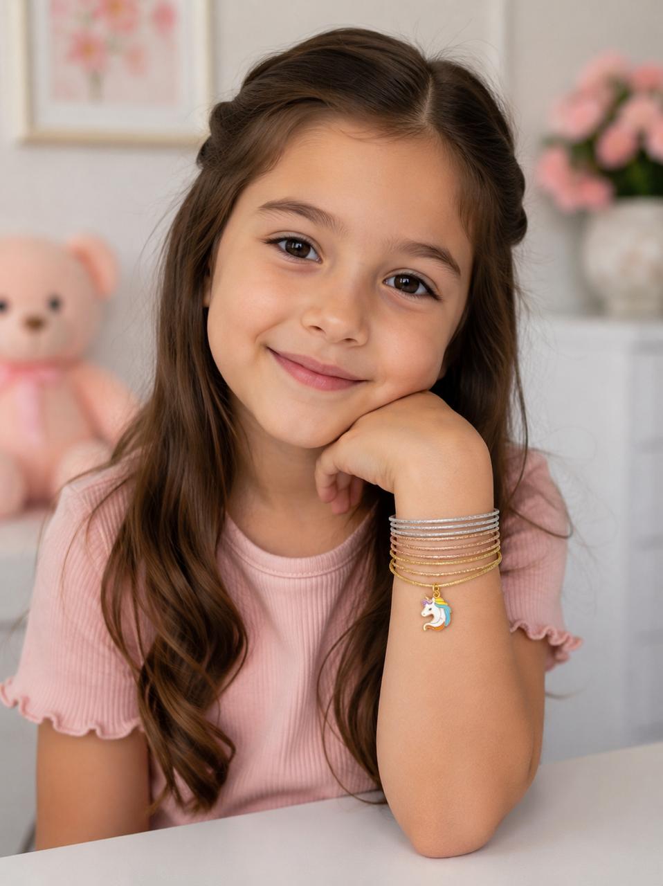 Yamna Kids Bracelet Set - Stainless Steel
