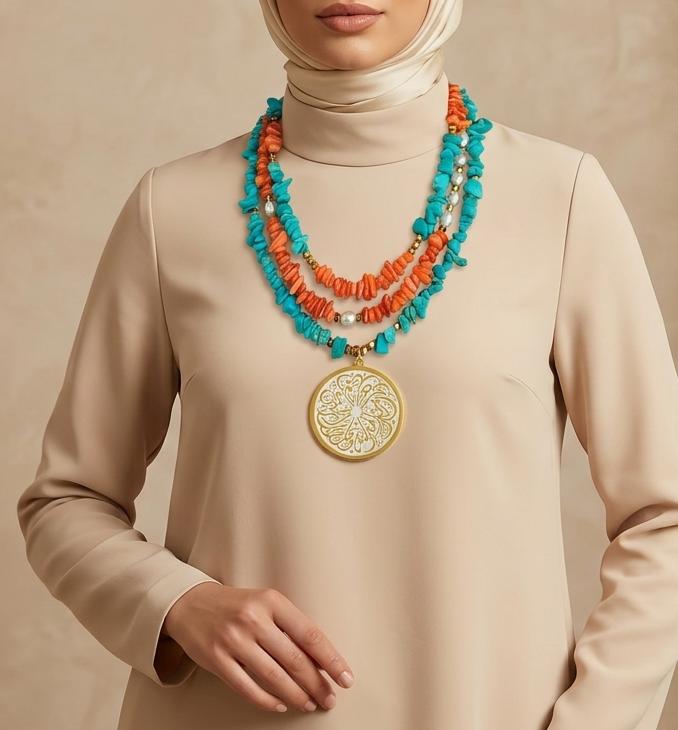 Raheeq Arabic Necklace