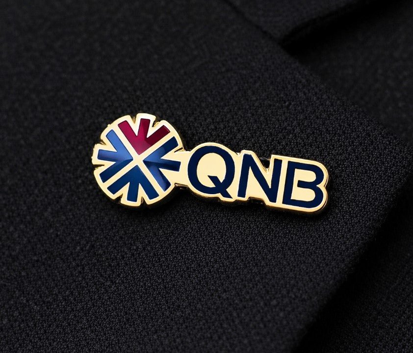"QNB" Customized Suit Pin