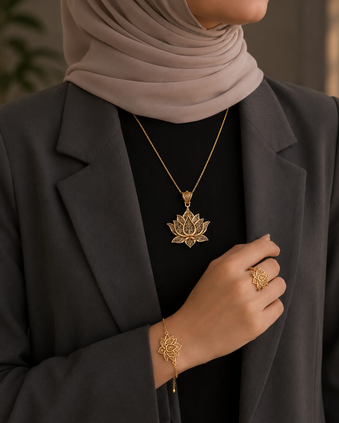 Delicate Luxury Set - Silver & Gold Plated