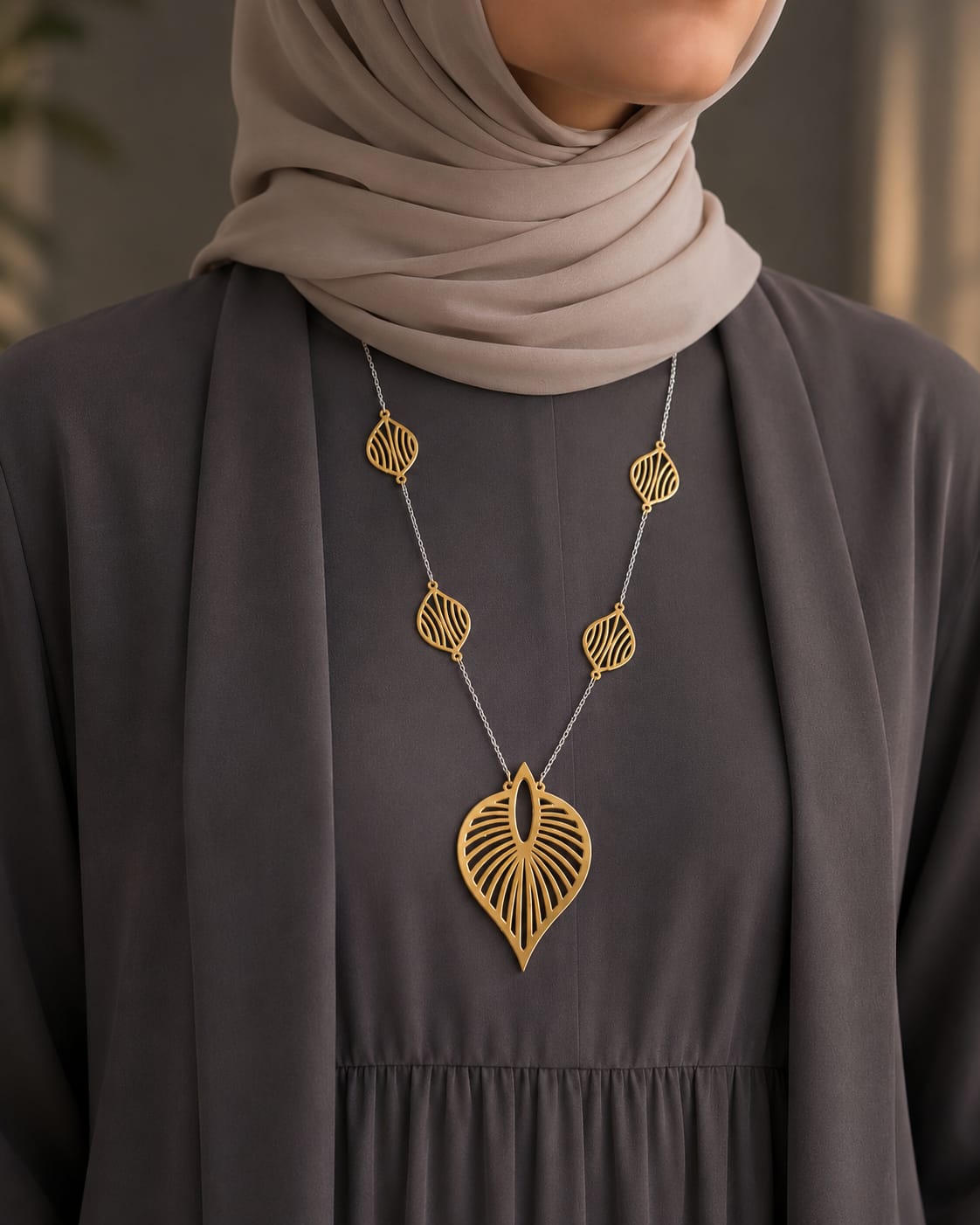 Effortless Chic Necklace - Silver & Gold Plated