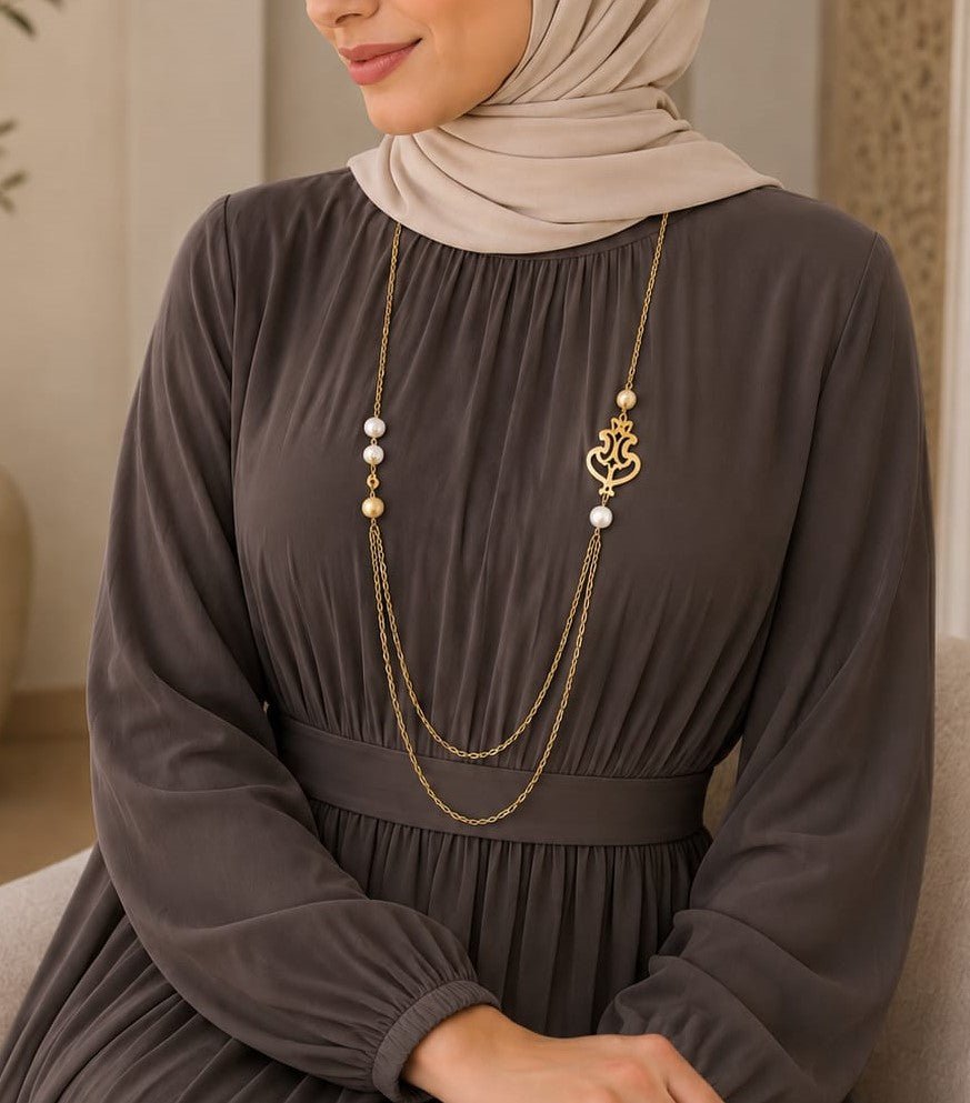 Raghad Simple Necklace - Pure Copper