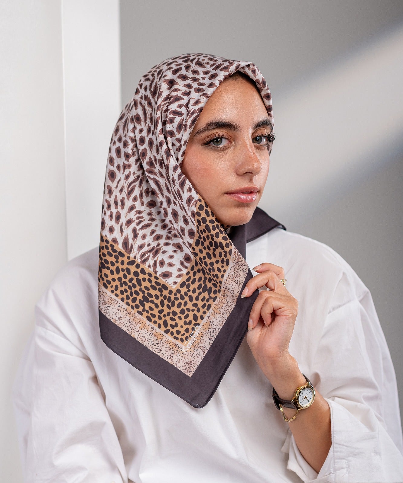 وشاح سالي - قطن وساتان