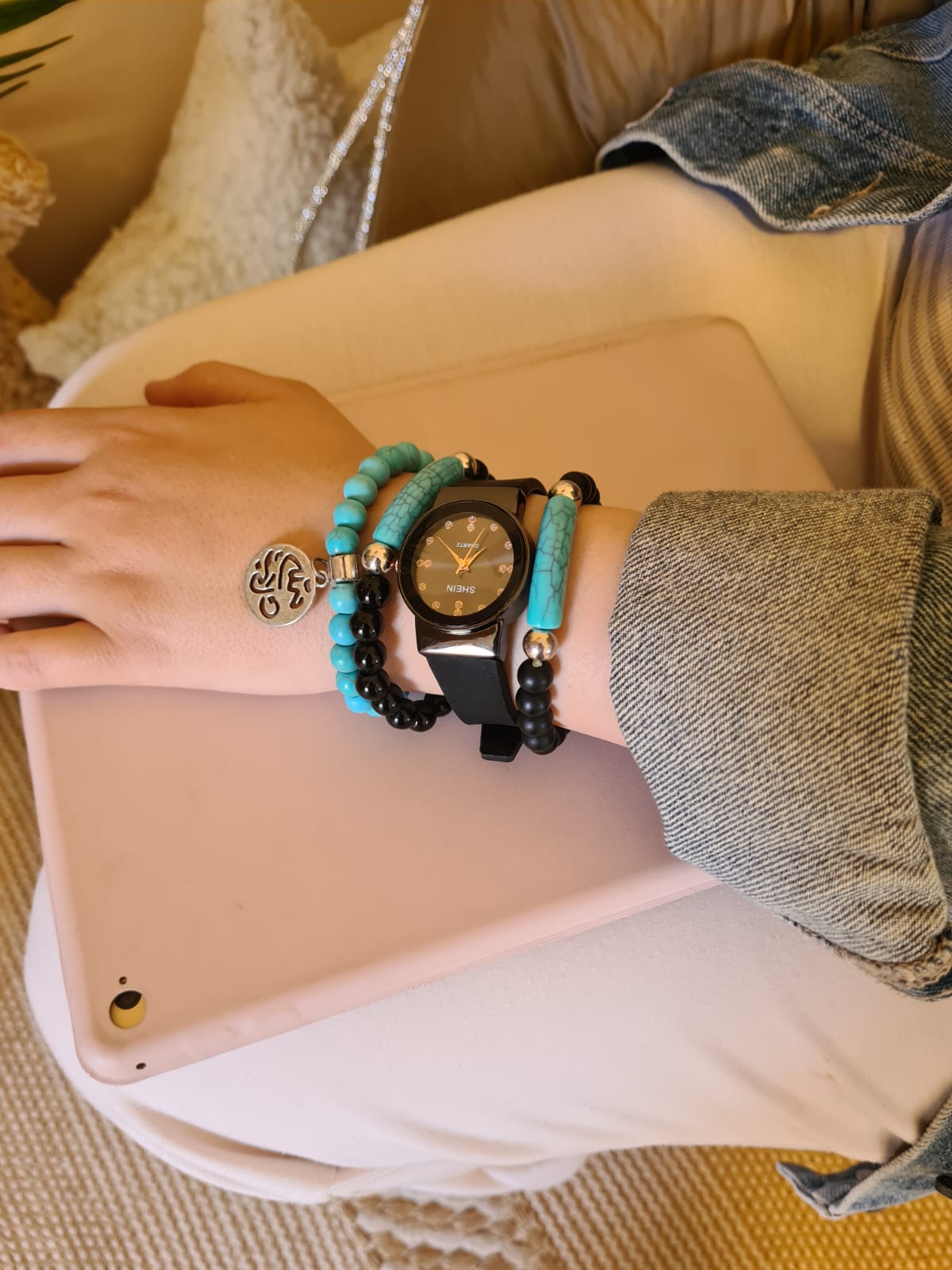 Dem Watch Set - Turquoise Acrylic