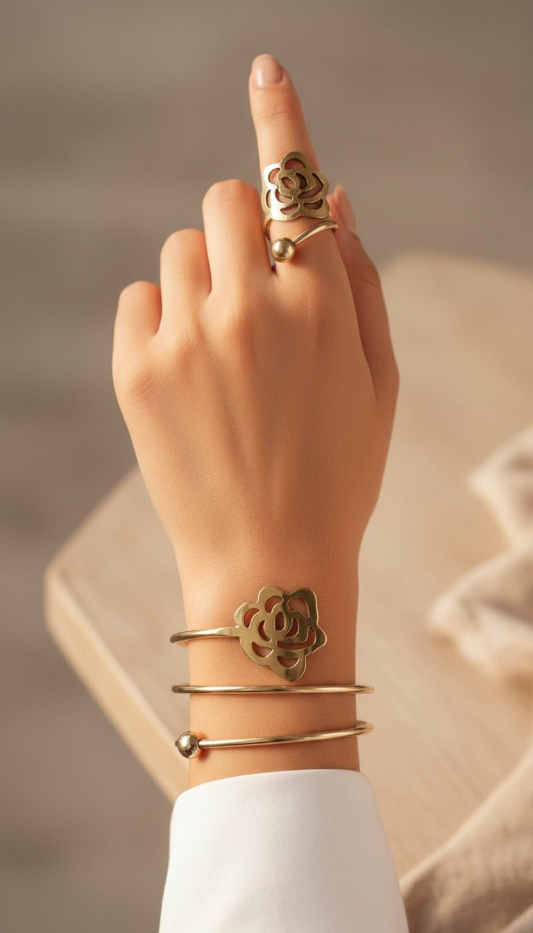 The Orchid Flower - Pure Copper