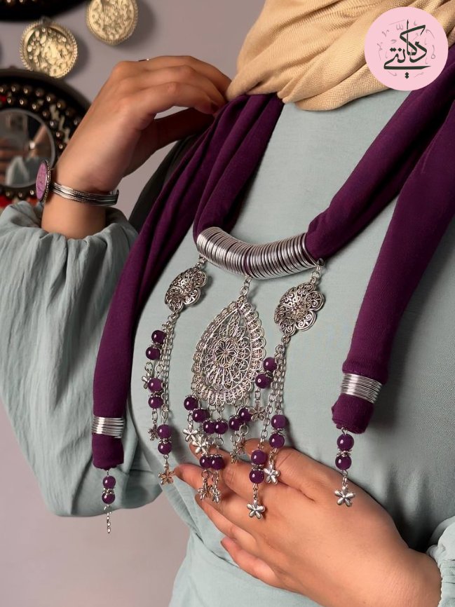 Hania Necklace Scarf - Cotton