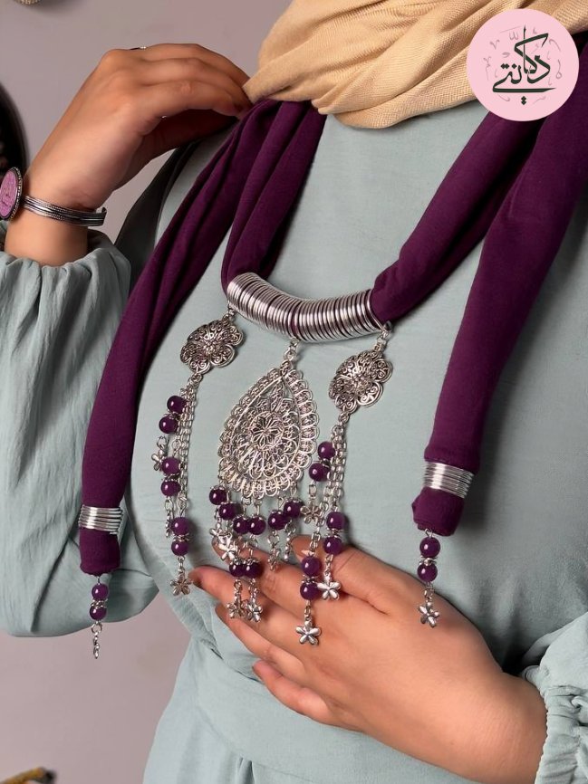 Hania Necklace Scarf - Cotton