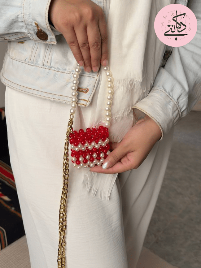 Sama Airpods Bag - Alabaster And Pearl