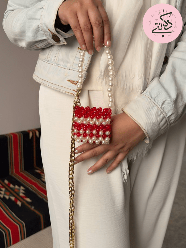 Sama Airpods Bag - Alabaster And Pearl
