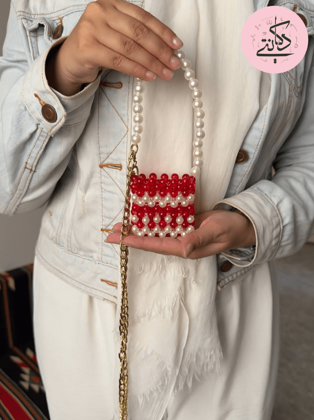 Sama Airpods Bag - Alabaster And Pearl