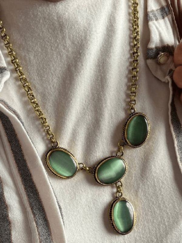 Unique Afnan Necklace - Agate Stone