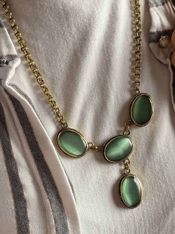 Unique Afnan Necklace - Agate Stone