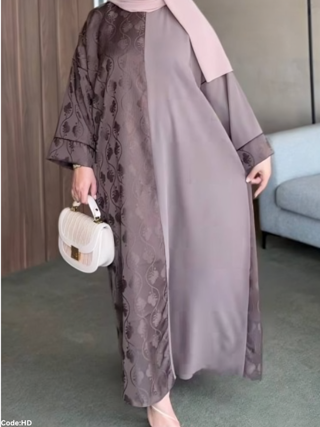 Jomana Abaya - Royal crepe*satin jacquard