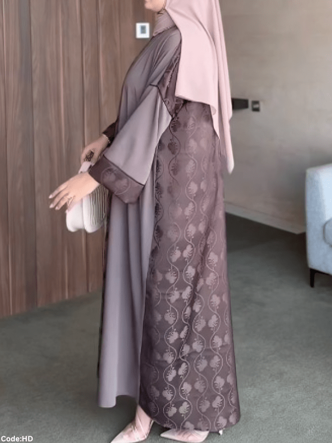 Jomana Abaya - Royal crepe*satin jacquard