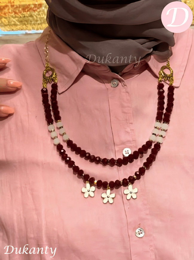 قلادة إعادة التأهيل - أحجار الكريستال