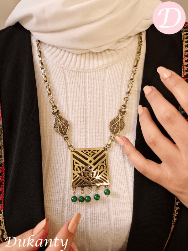 Sozan Necklace - Pure Copper With Agate