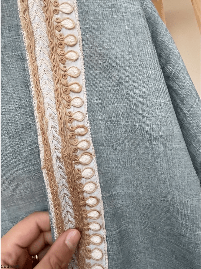عباية ريحانة - كتان إيطالي