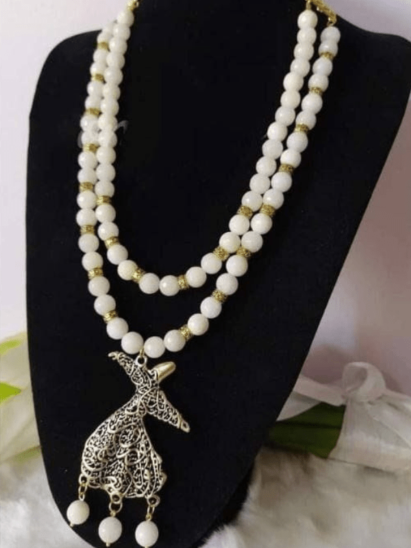 Tahany Necklace - Agate Stones