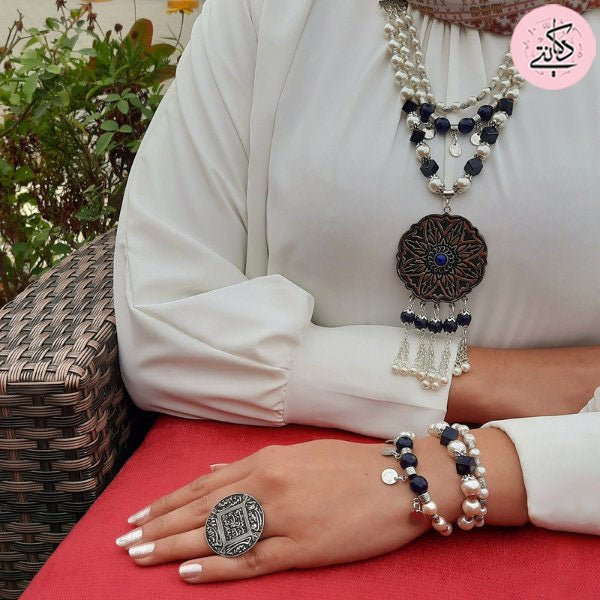 Happy Pearl Set - Silver Plated