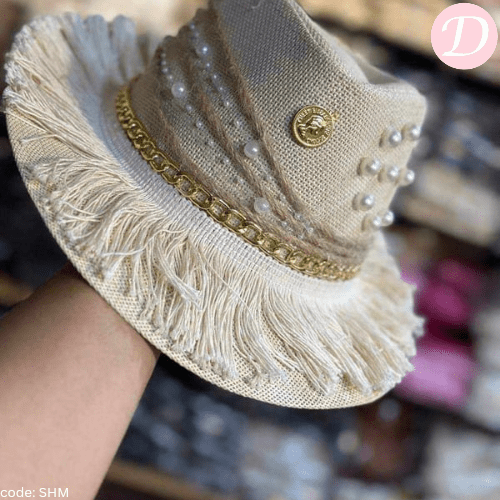 قبعة سولا المصنوعة يدويًا من الخيش