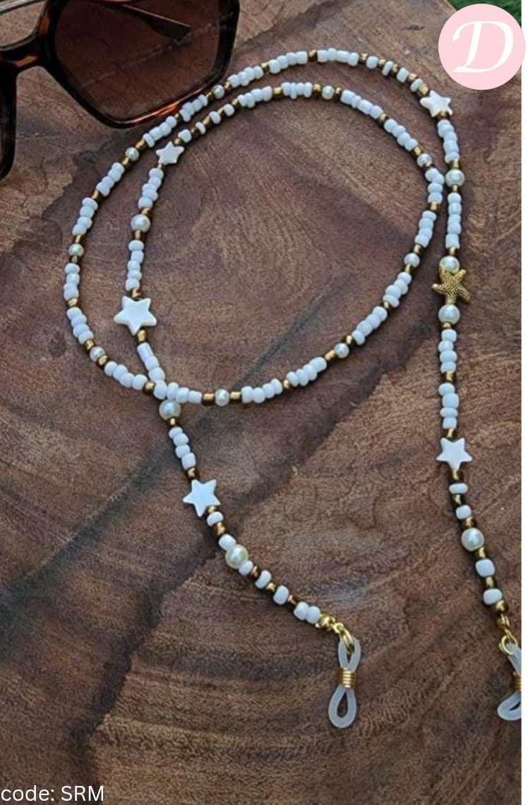 Sally Glasses Chain - Beads