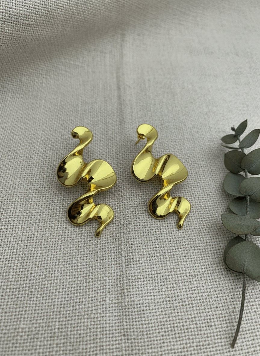 Curls Earrings - Stainless Steel