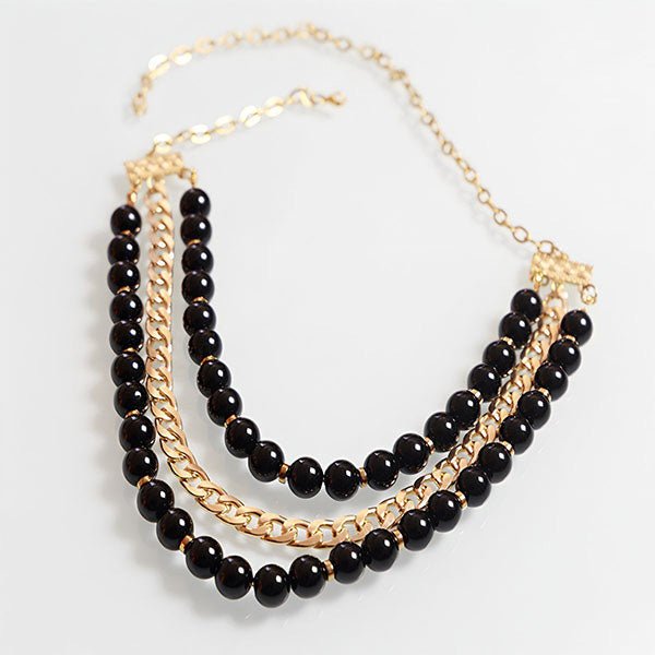 مجموعة سحر الليل - حجر العقيق الأسود