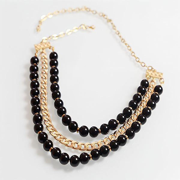 مجموعة سحر الليل - حجر العقيق الأسود