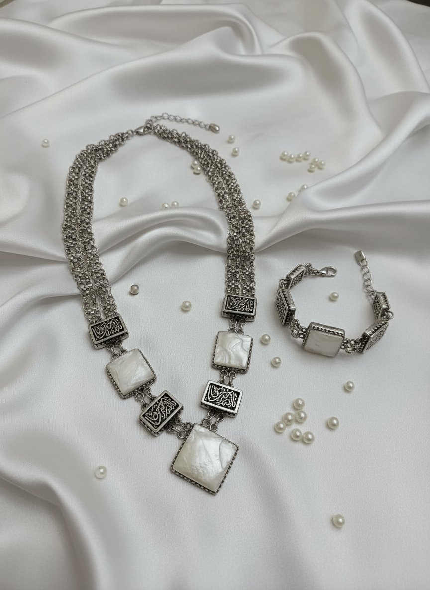 Ghada Set - Silver Plated