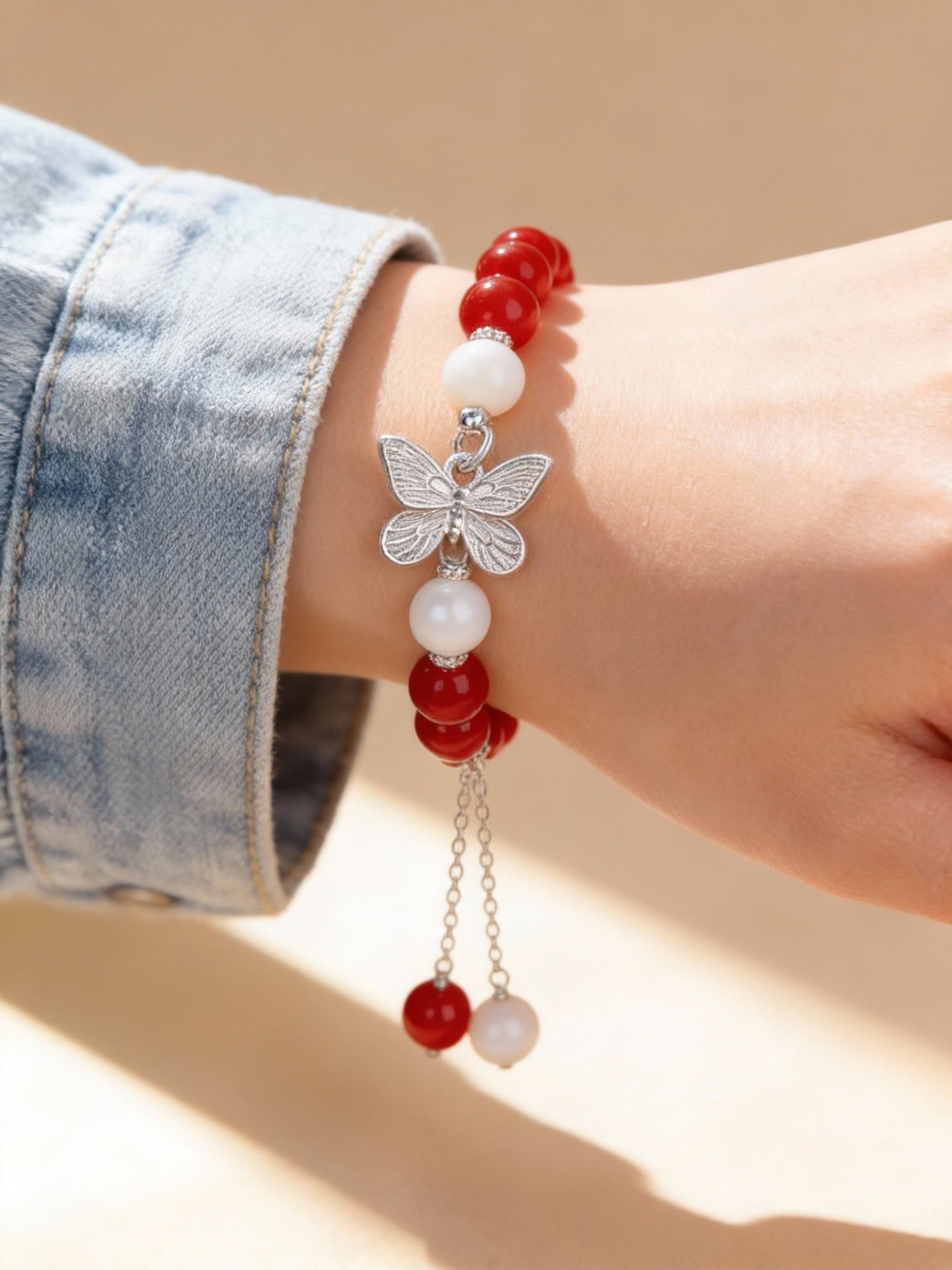 Butterfly Bracelet - Stones