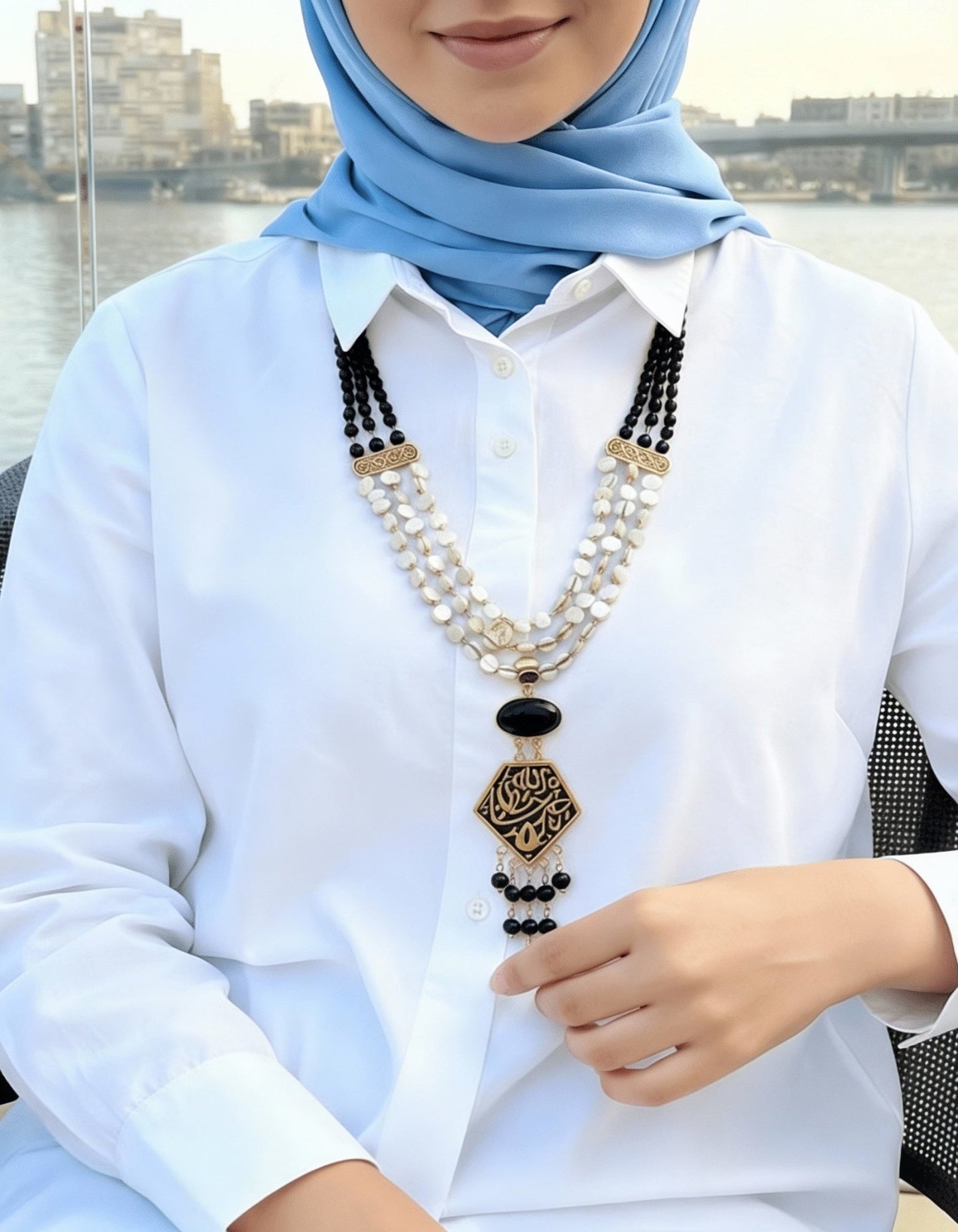 قلادة سارة - نحاس نقي