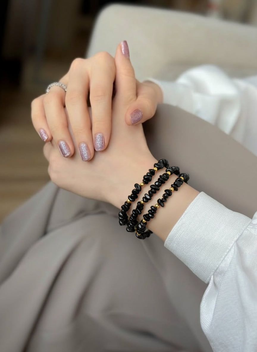 Black Whisper Bracelets
