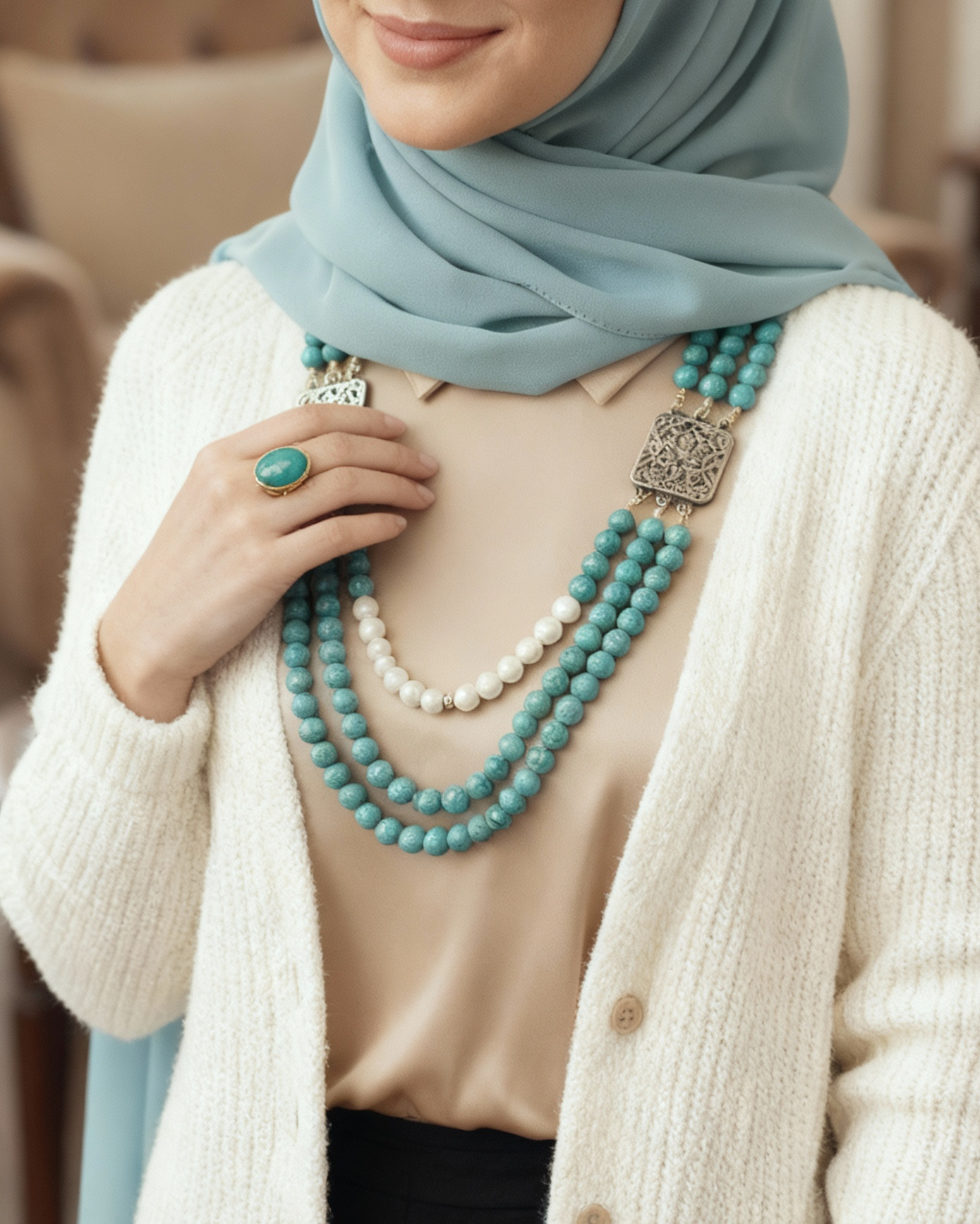 The Azure Royal Set - Silver Plated