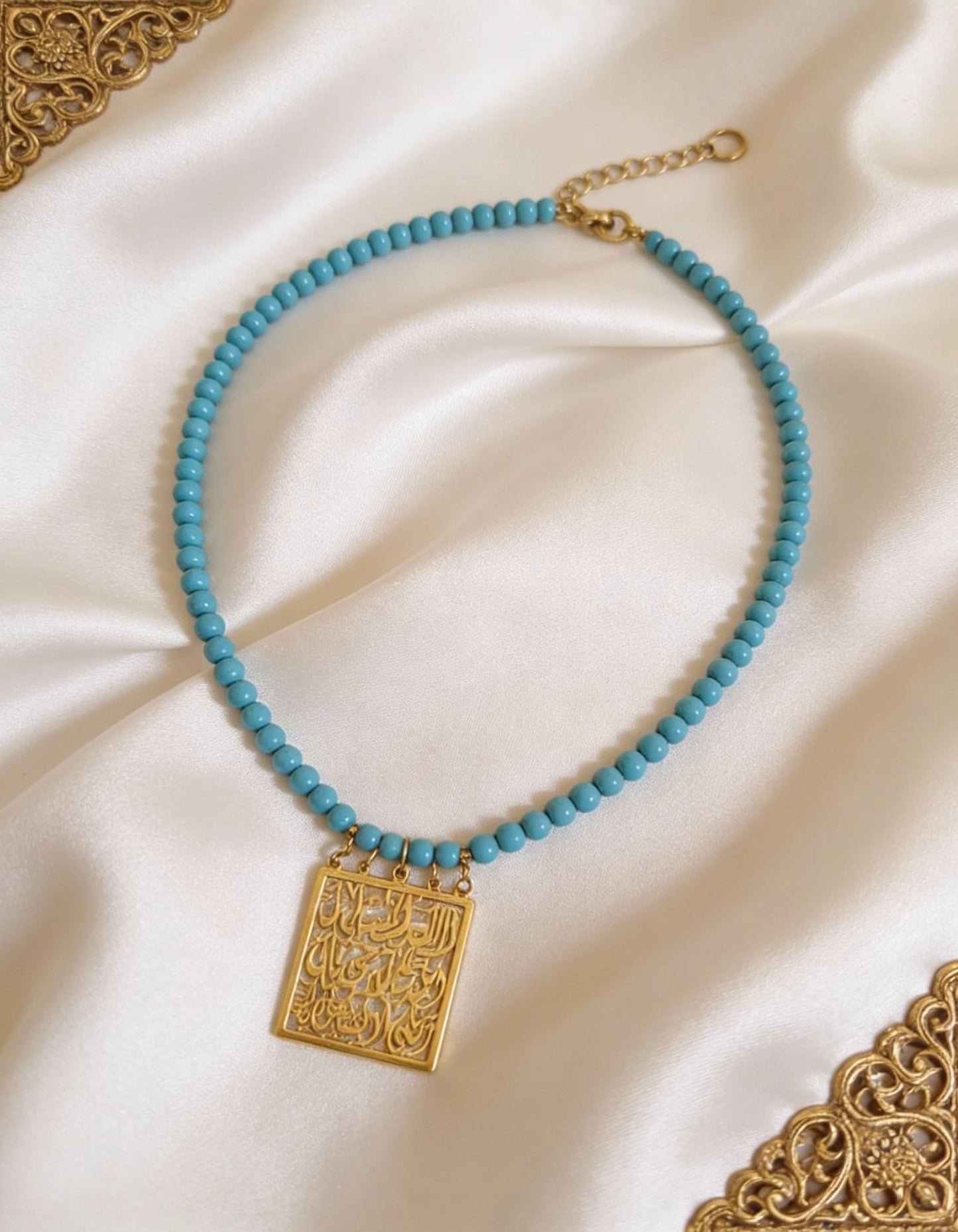 Arabic Necklace - Turquoise Stones