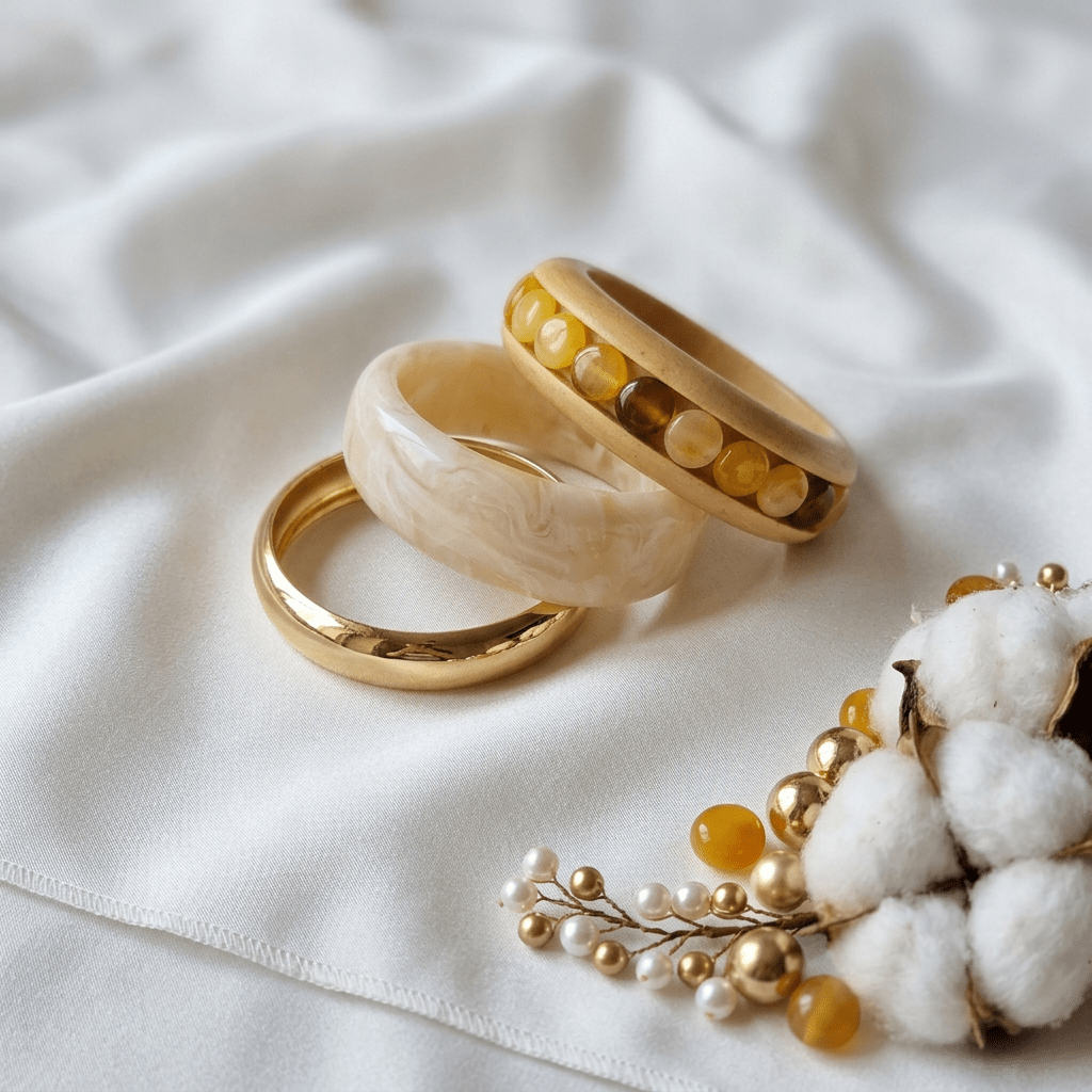Raw Chic Bracelet Set - Boho Style
