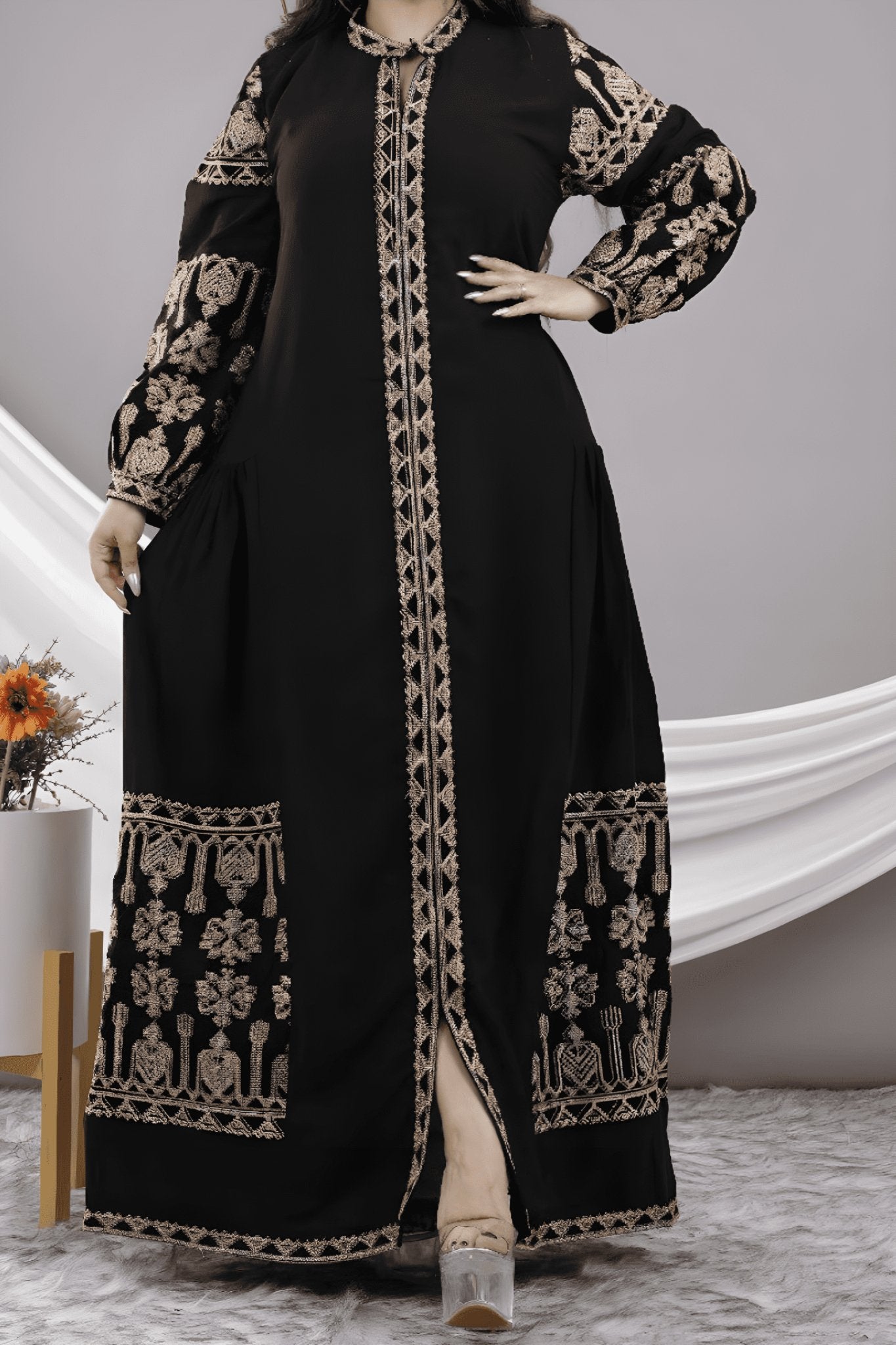 Carmen Elegant Abaya - Crepe