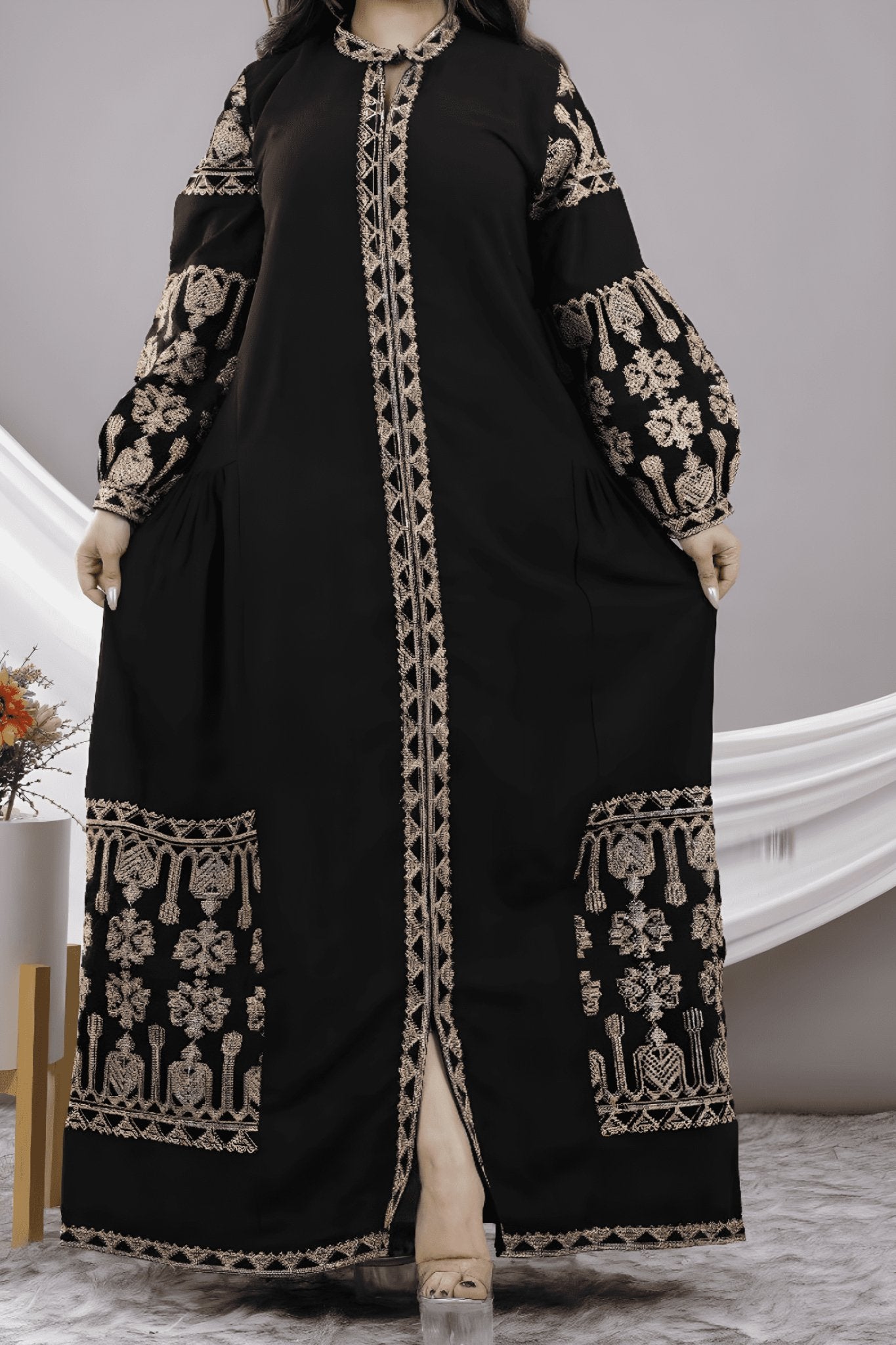Carmen Elegant Abaya - Crepe