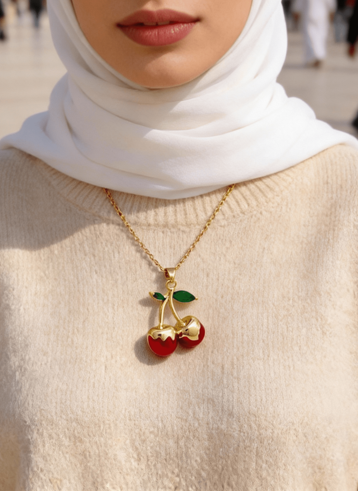 Ghalia Necklace - Stainless Gold Plated