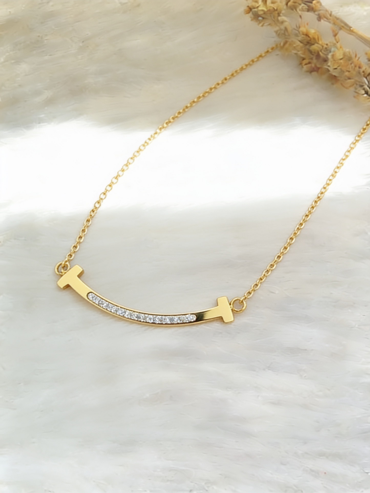Daisy Necklace - Stainless Steel